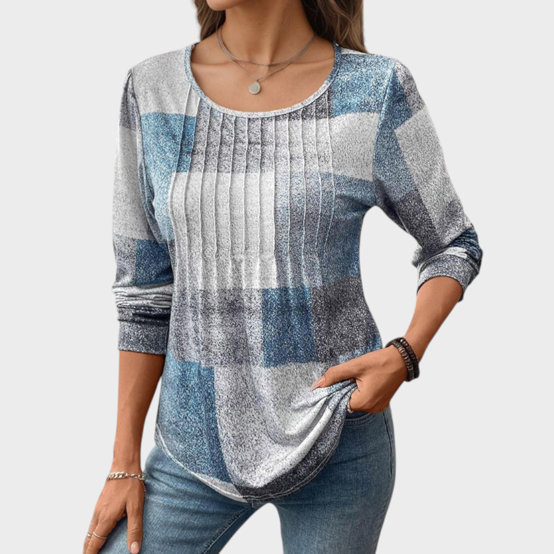 Marj | Μπλουζάκι Vintage με Μακριά Μανίκια