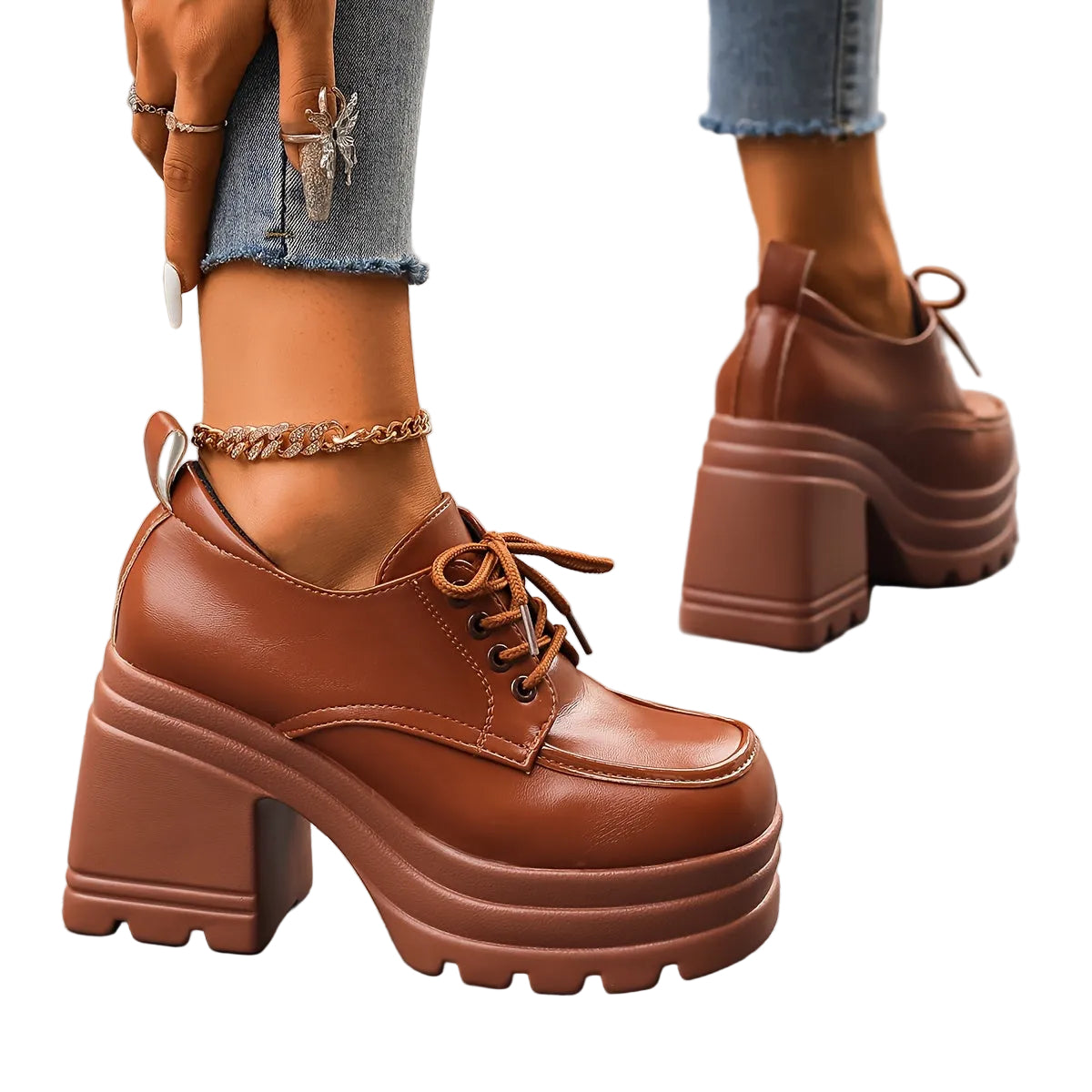 Vivienne - Πλατφόρμες Oxford (Platform Oxfords)