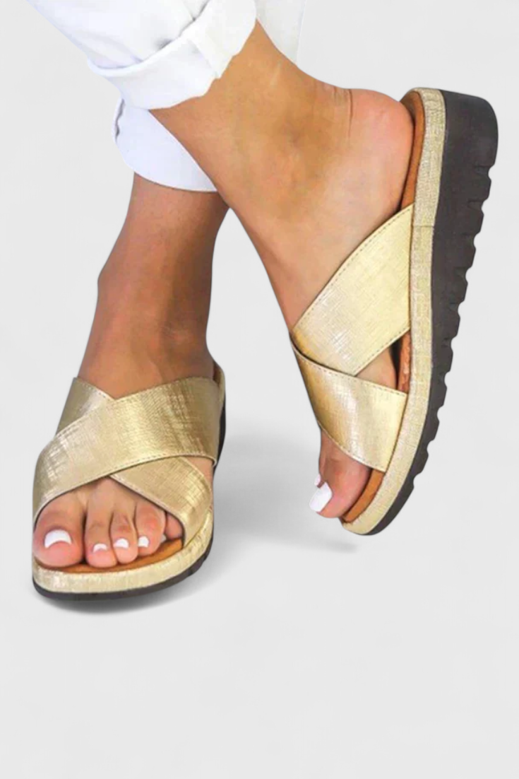 Annelym Orthopedic Wedge σανδάλια για εξωτερικούς χώρους