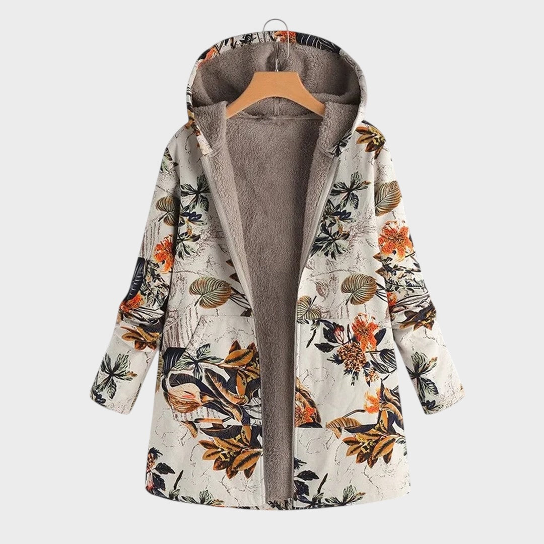 Καμέλια | Ζεστό παλτό με επένδυση από φλις