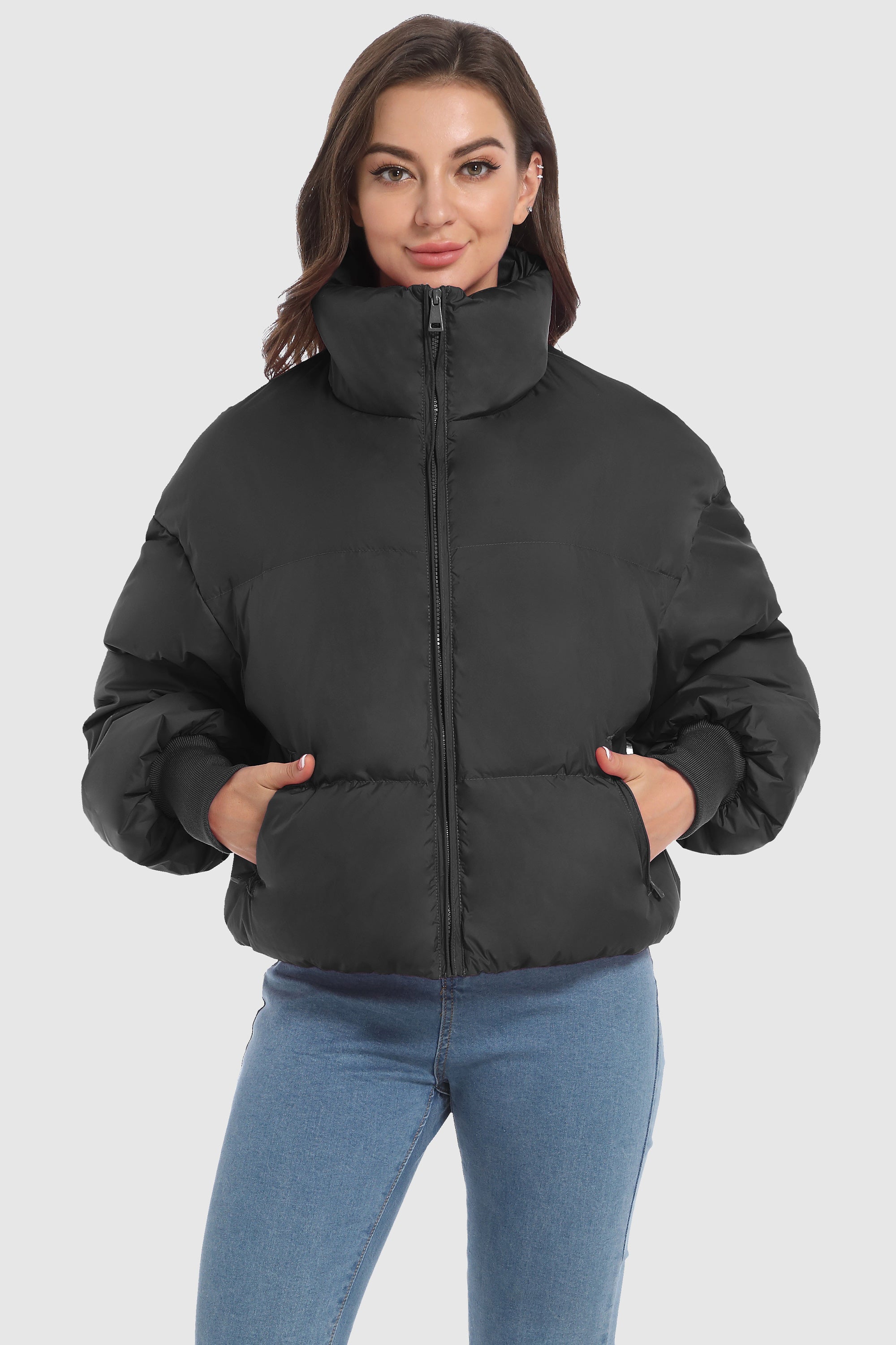 Dela | Κλασικό Κοντό Oversized Πουπουλένιο Παλτό