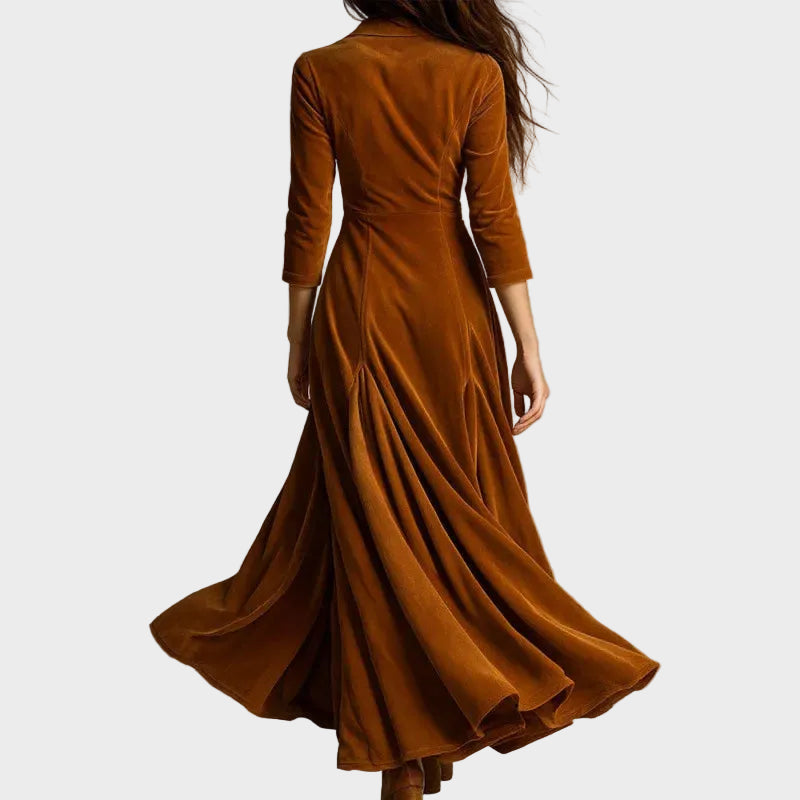 Anna | Long Velvet Dress
