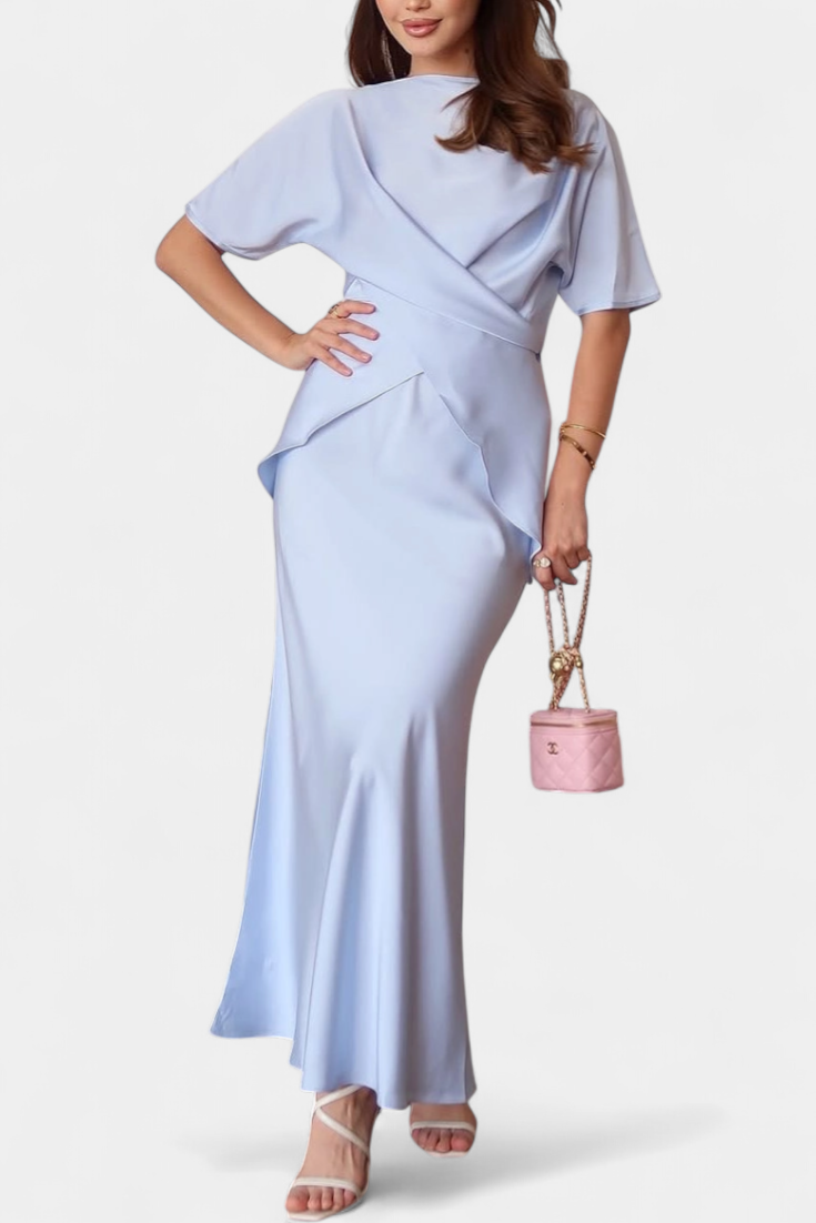 Βελέδα Σετ με Τοπ με Σταυρωτές Τιράντες και Αερίνη Φούστα