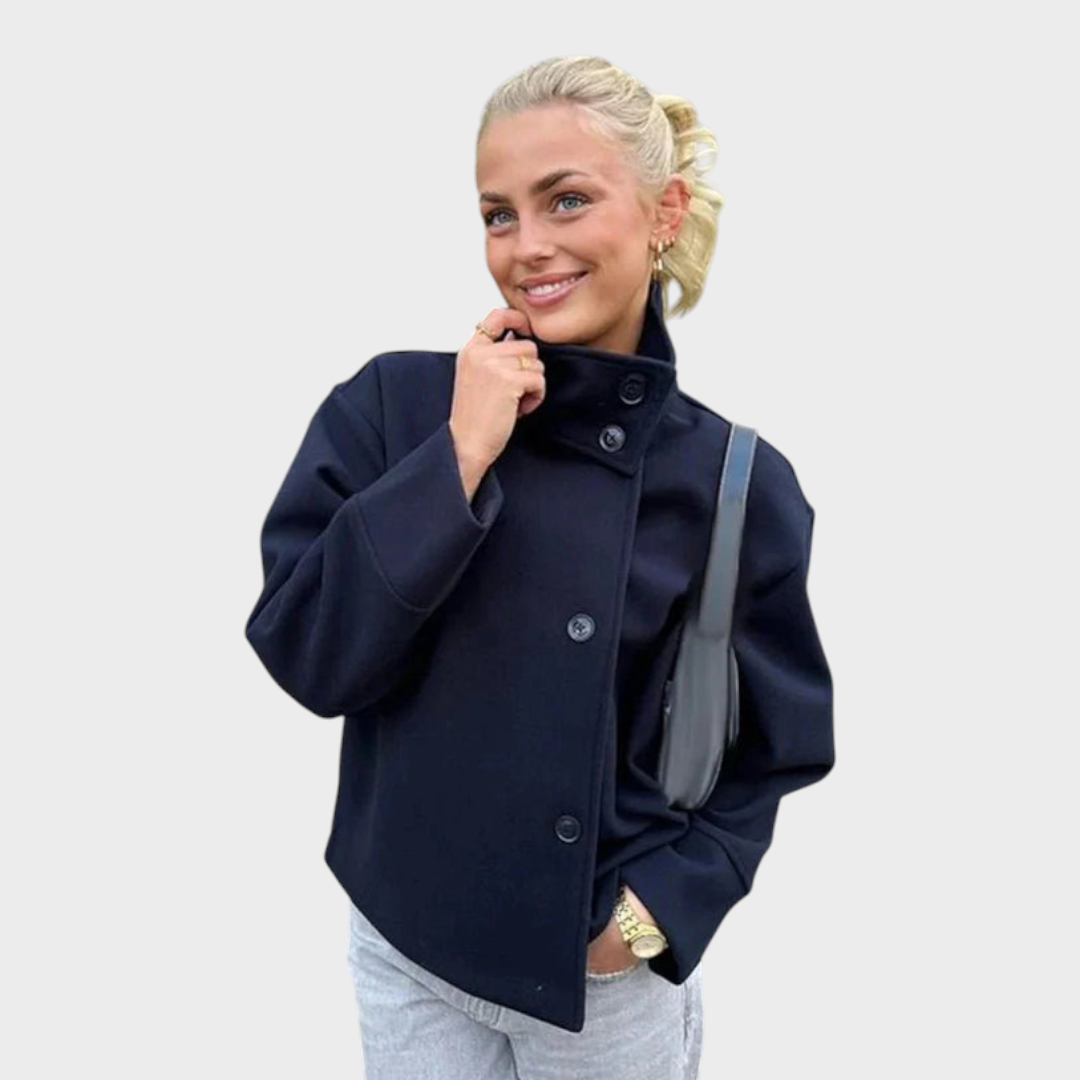 Elice | Κομψό Μπουφάν με Σταθερό Γιακά