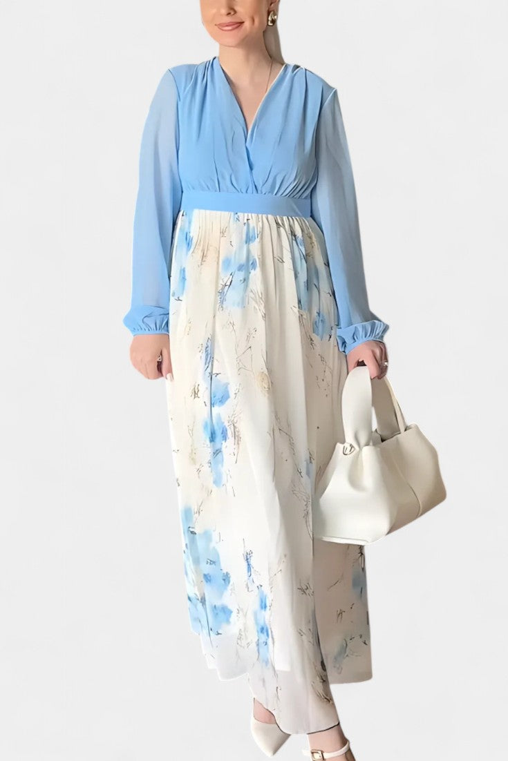 Eliane Το εντυπωσιακό φλοράλ μάξι φόρεμα