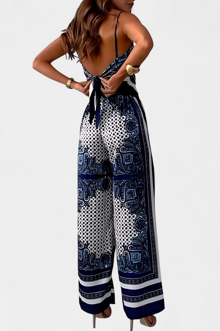 Leonie Set με Μοτίβο Paisley και Λουράκια