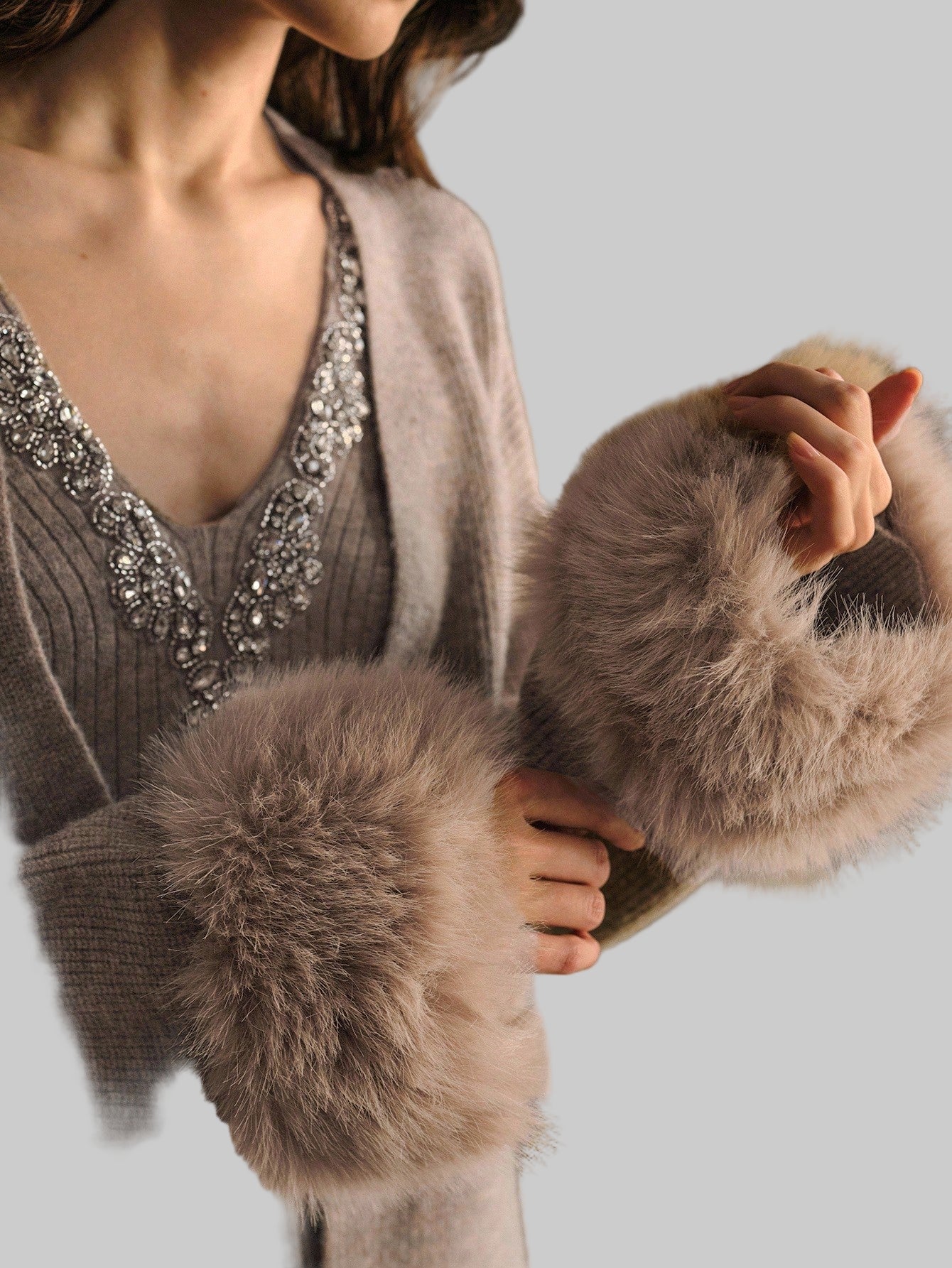 Eira διακοσμημένη μπλούζα με συντονισμένο μπολερό