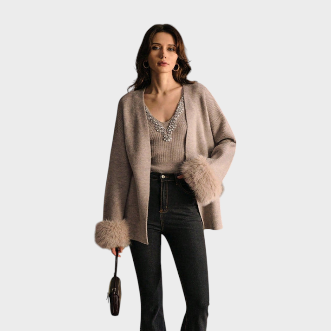 Eira | Διακοσμημένη Μπλούζα με Συντονισμένο Σακάκι