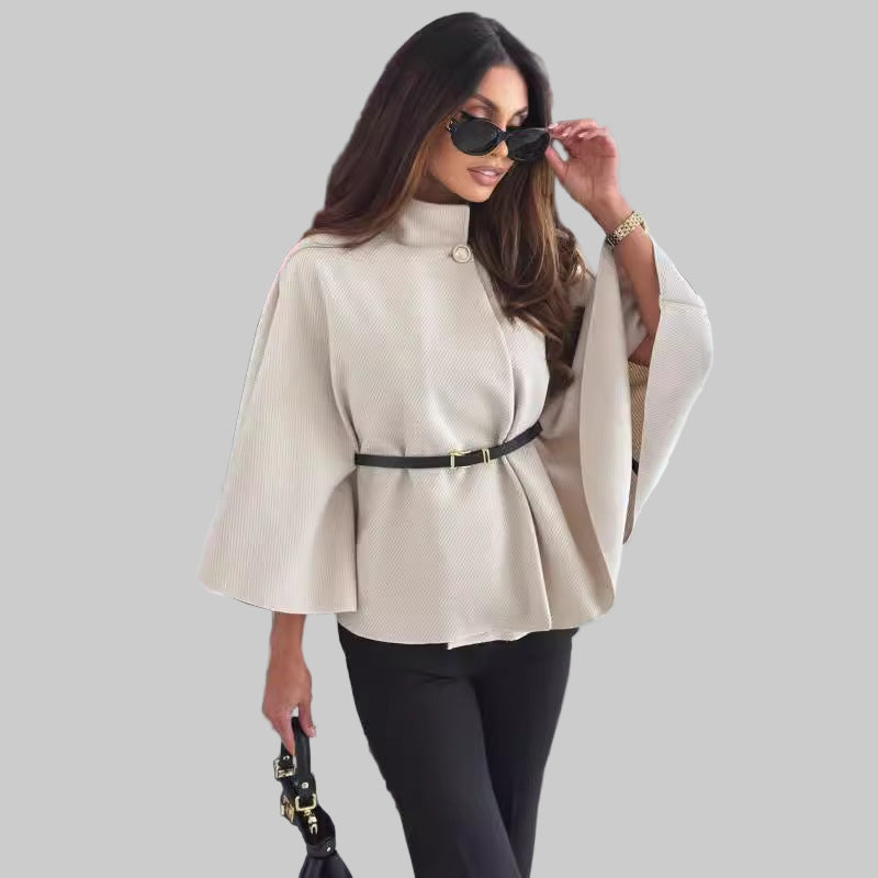 Selviora | Κομψό Μπουφάν Πεταλούδα με ζώνη