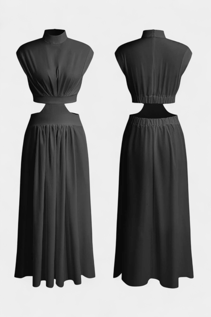 Jocelyn Set με Φόρεμα με Πλαϊνό Σκίσιμο