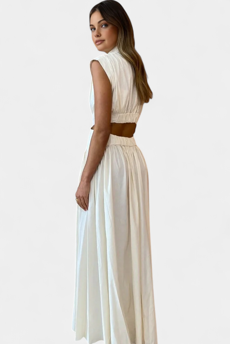 Jocelyn Set με Φόρεμα με Πλαϊνό Σκίσιμο
