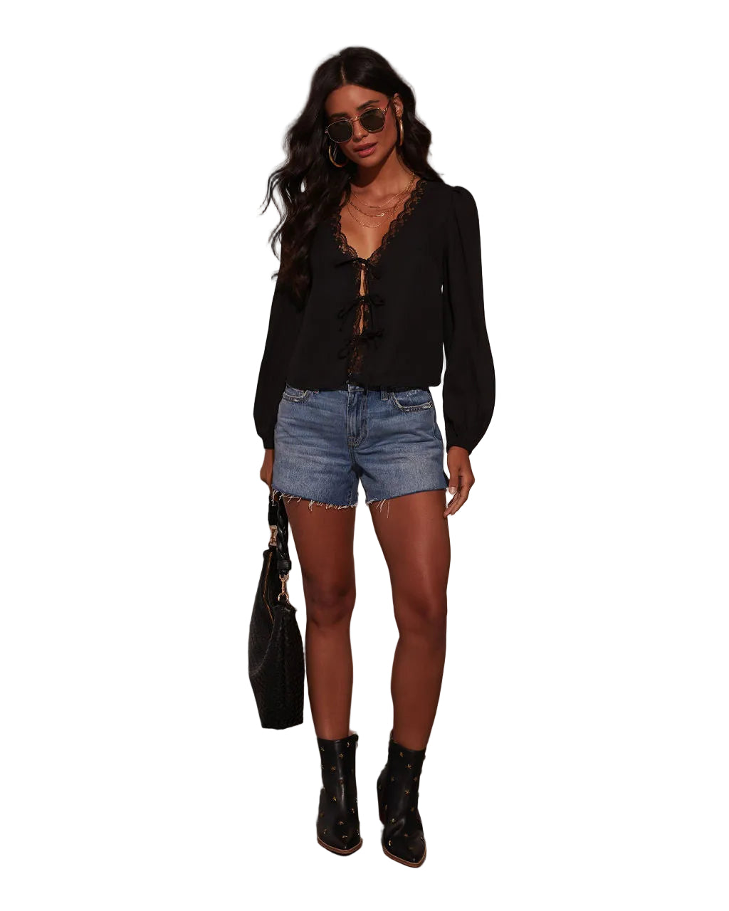 Alice |Alonso Τοπ με Δαντελένια Λεπτομέρεια (Alonso Lace Trim Top)