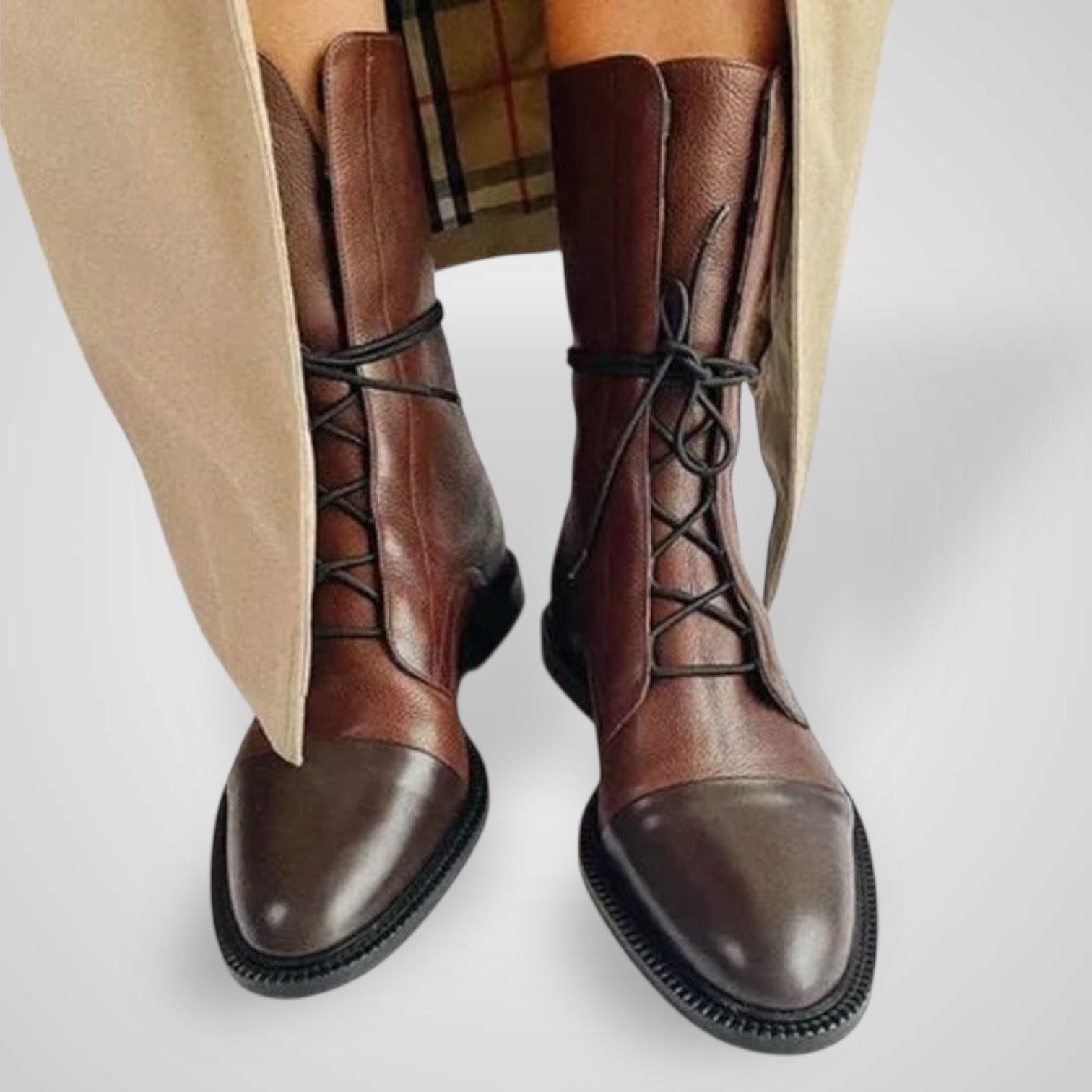 Μπίτζι | Κομψό Χωρίς Ζωικά Προϊόντα Δέρμα Στον Αστράγαλο Μπότες για Γυναίκες