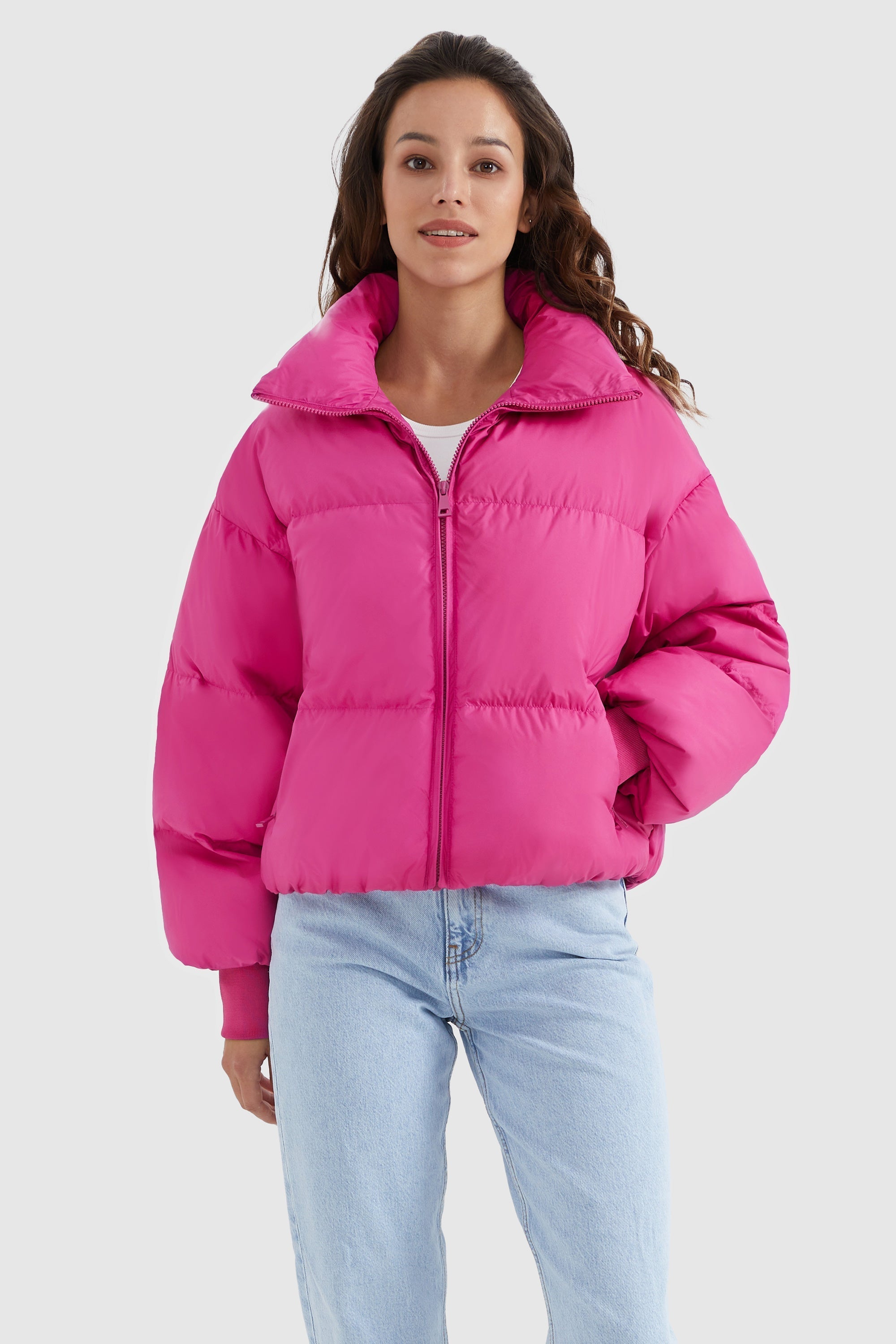 Dela | Κλασικό Κοντό Oversized Πουπουλένιο Παλτό