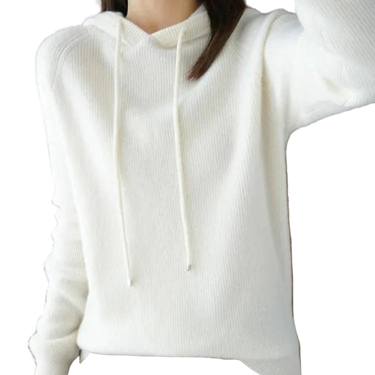 Penny - Πλεκτή Μπλούζα Cashmere με Κουκούλα Calderon (Calderon Cashmere Hood Knit)