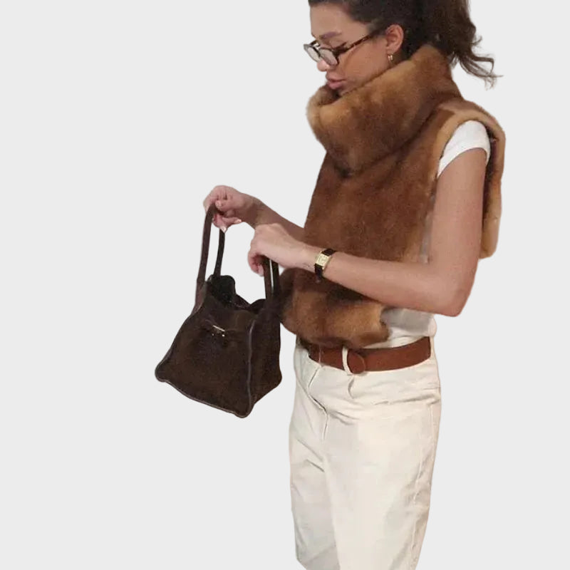 Micah| Fur Vest