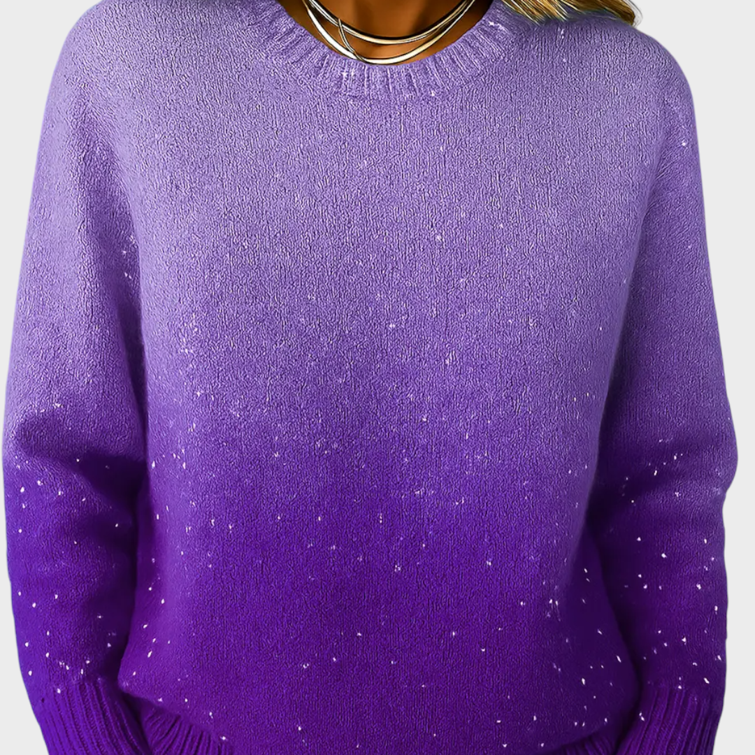 Moana | Γυναικείο Κομψό Μπλουζάκι με Σπινθήρα Gradient